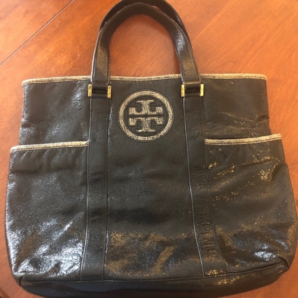 Tory Burch Snakeskin Tote